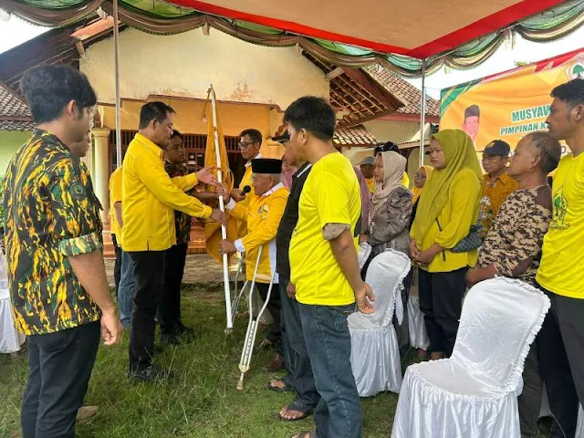 Konsolidasi Berkelanjutan, Partai Golkar Way Kanan Gelar Muscam Kecamatan Buay Bahuga