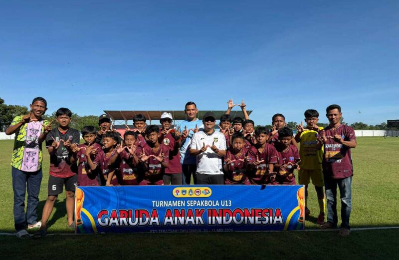 Tembus Semifinal Garuda Anak Indonesia, Tim U-13 Way Kanan Ditinjau Langsung Ketua KONI