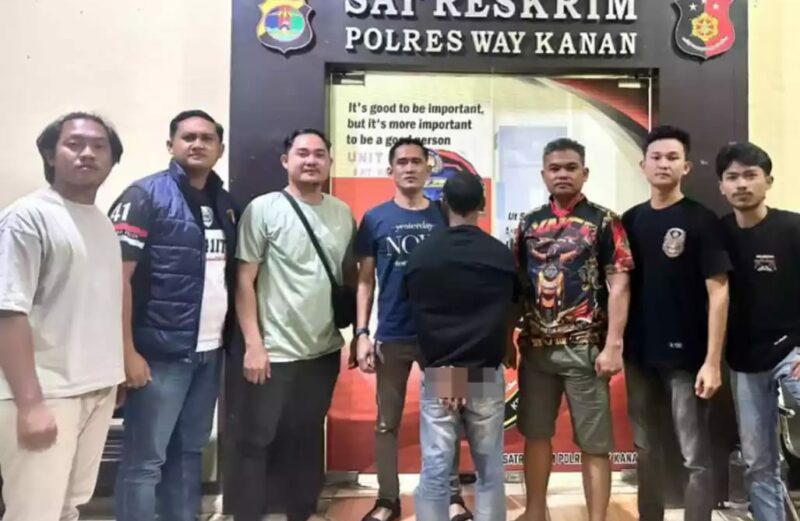 Polres Way Kanan Bekuk DPO Pelaku Diduga Lakukan Kekerasan Terhadap Anak
