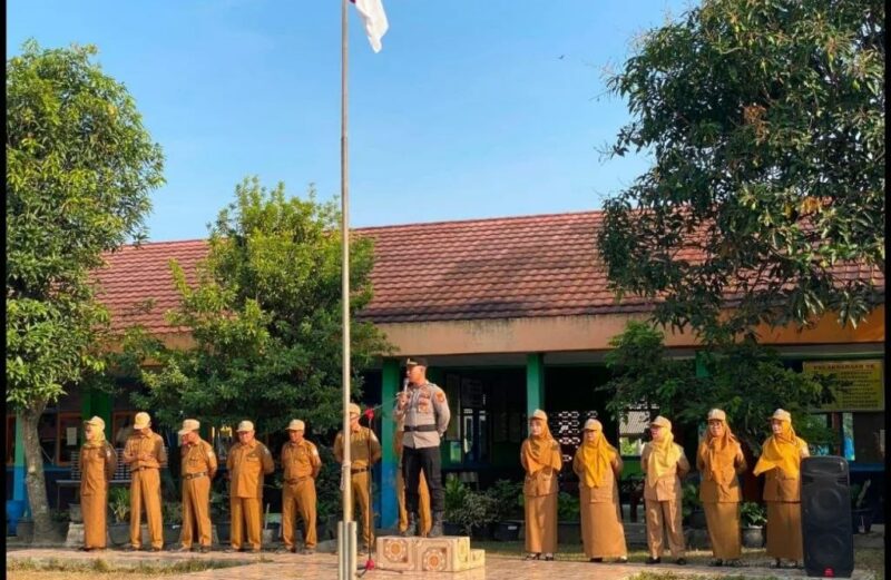 Police Goes To School, Polsek Negara Batin Ajak Pelajar Jauhi Kenakalan Remaja Hingga Narkoba