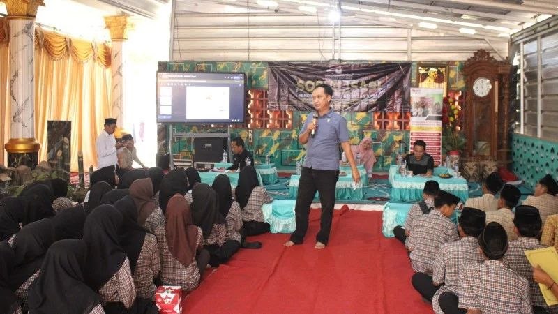 KPU Way Kanan Gelar Sosialisasi Pendidikan Pemilih Berkelanjutan bagi Pemilih Pemula di SMA Al