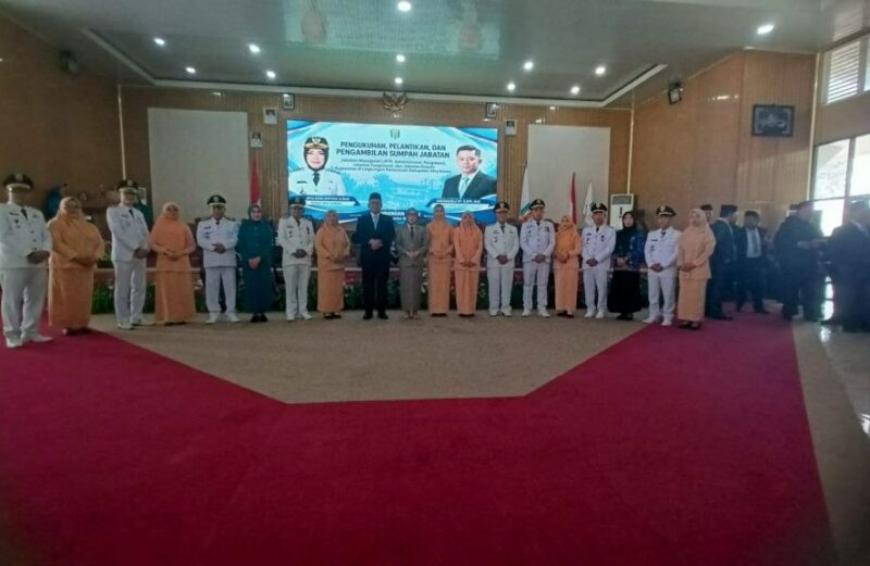Bupati Way Kanan Lantik 236 Pejabat Struktural dan Fubgsional: Orientasi Hasil dan Kerja Tim