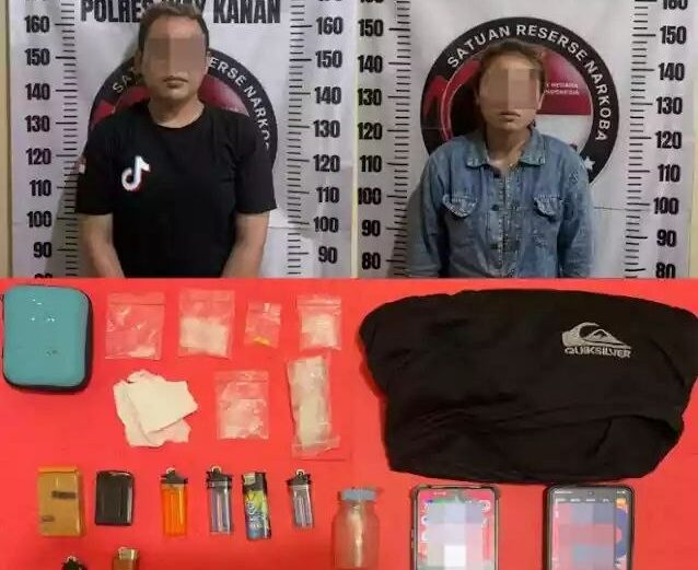 Gerebek Rumah di Adi Jaya Negara Batin, Polisi Temukan 4,25 Gram Diduga Sabu dan Senpira serta Amunisi